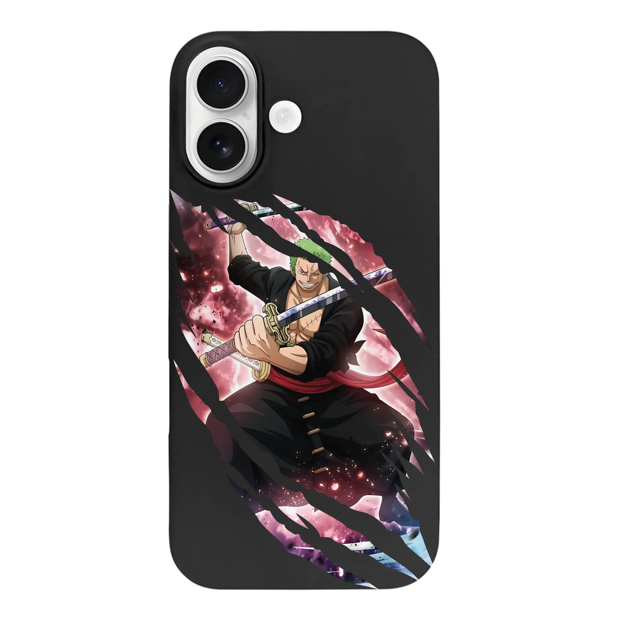 ワンピース グッズ ロロノア・ゾロ - iPhone 17 シリーズ シリコンケース 薄型 耐衝撃 指紋防止 ソフトタッチカバー 精密フィット 傷防止 保護ケース iPhone 17/17 Air/17 Pro/17 Pro Max 対応